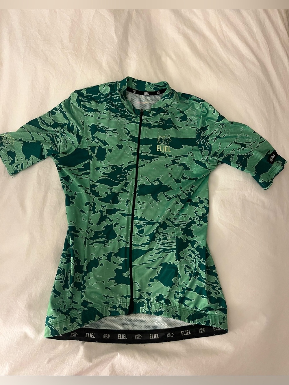 Eliel Green Camo Cycling Jersey